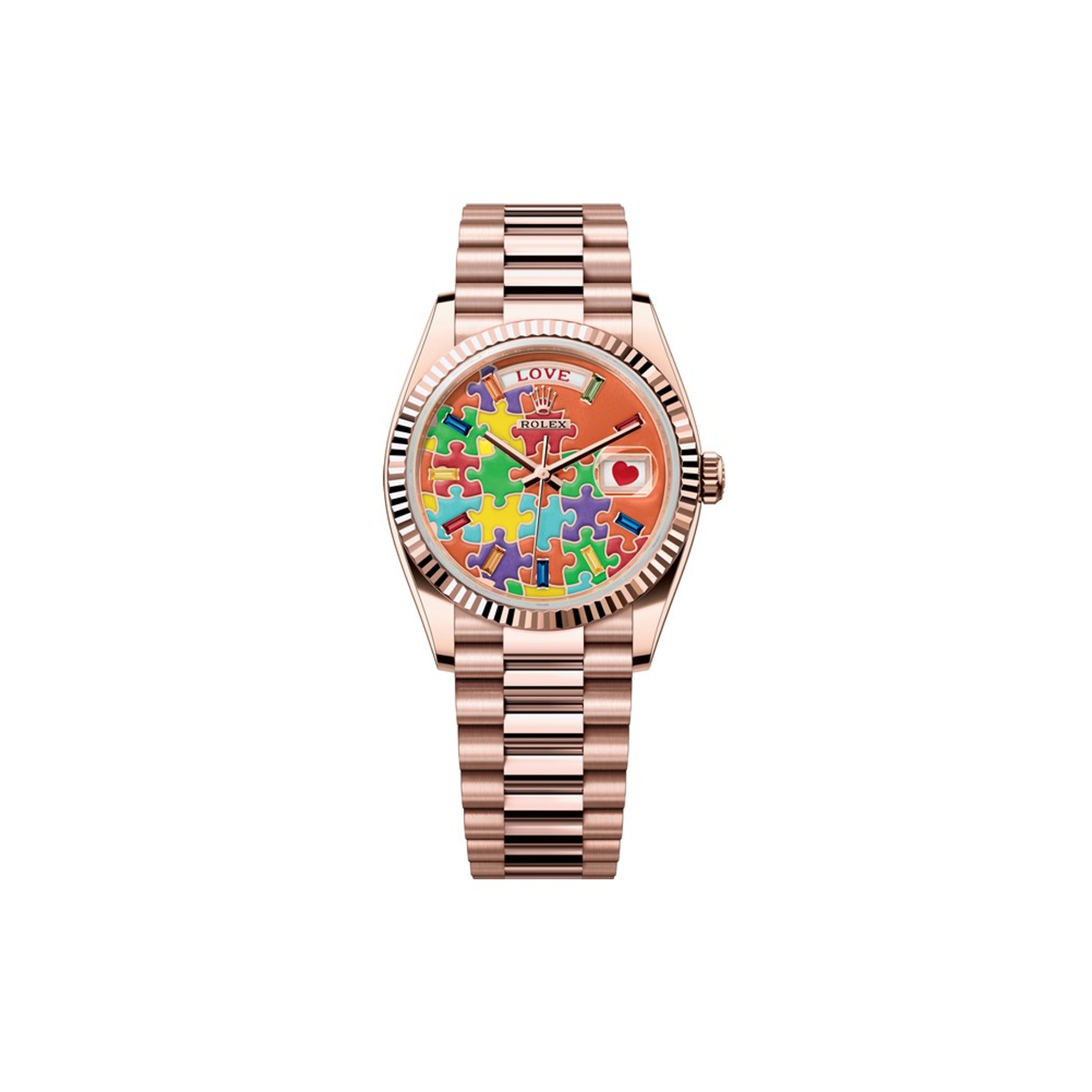 R*L*X OYSTER PERPETUAL DAY-DATE 36MM 128235